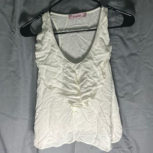 Rosebud tank cream color